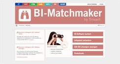 Desktop Screenshot of business-intelligence-matchmaker.com