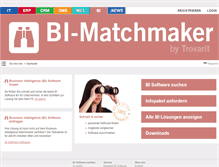 Tablet Screenshot of business-intelligence-matchmaker.com